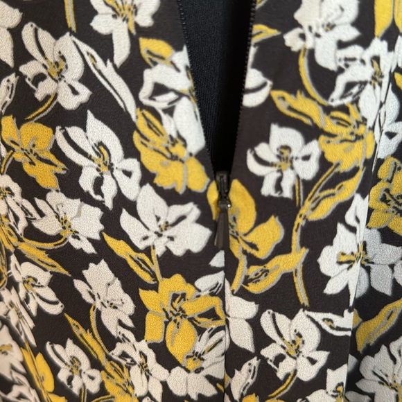 BANANA REPUBLIC A-line short sleeve floral print dress - Picture 8 of 11